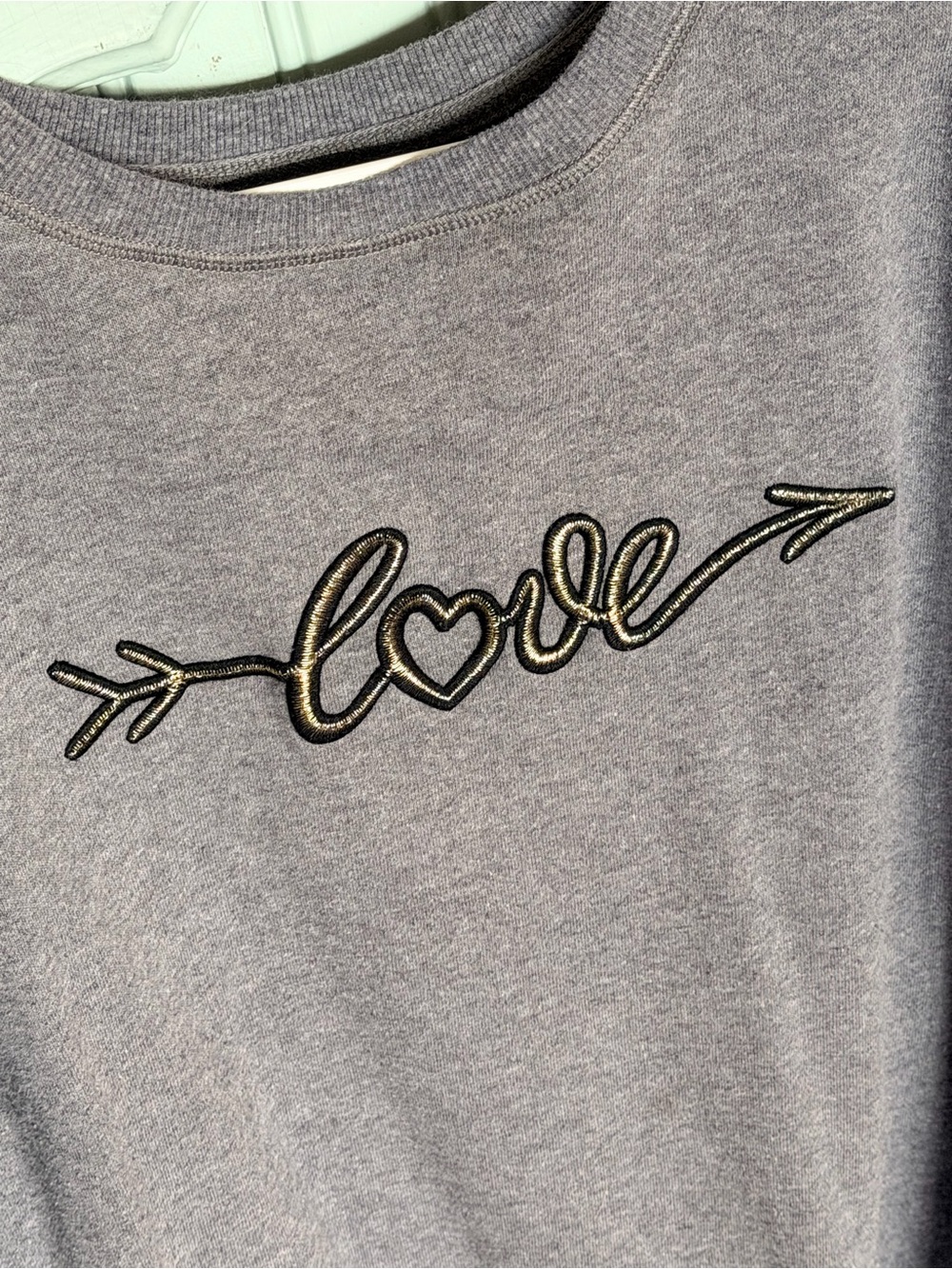 Maurices Heather Gray Crewneck Sweatshirt - Picture 2 of 3